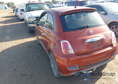 2015 Fiat 500 Sport из США, поврежденный, VIN 3C3CFFBR7FT624324